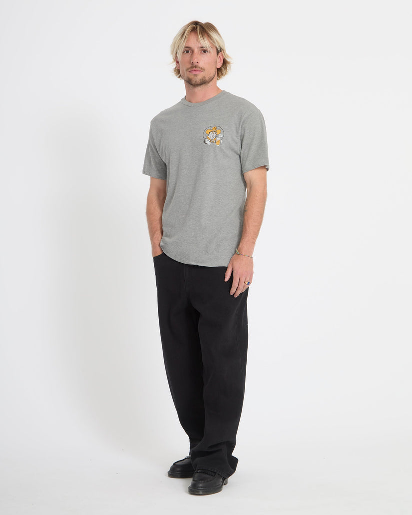 Meowdy T-Shirt - Heather Grey