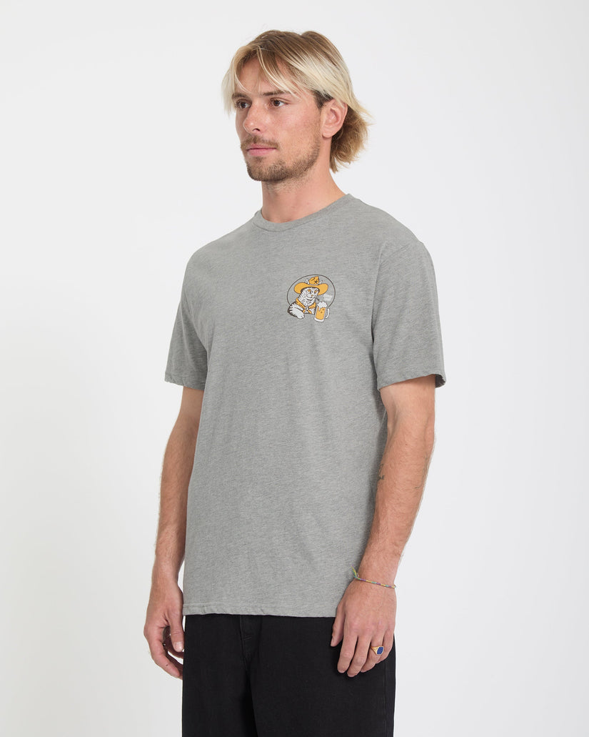 Meowdy T-Shirt - Heather Grey