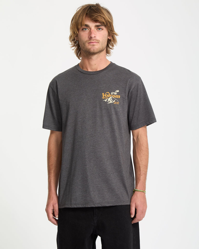 Back Country T-Shirt - Heather Black