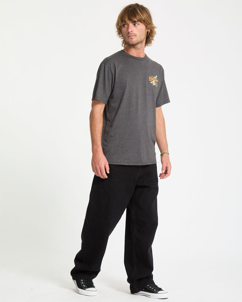 Back Country T-Shirt - Heather Black