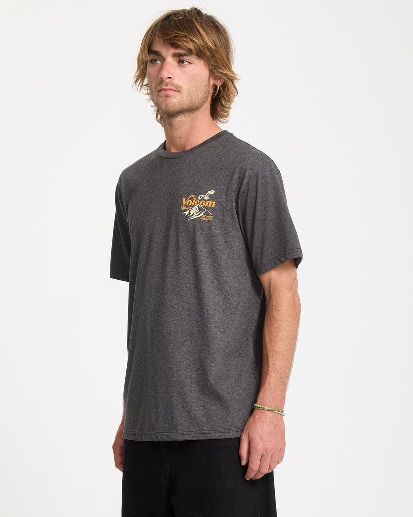 Back Country T-Shirt - Heather Black