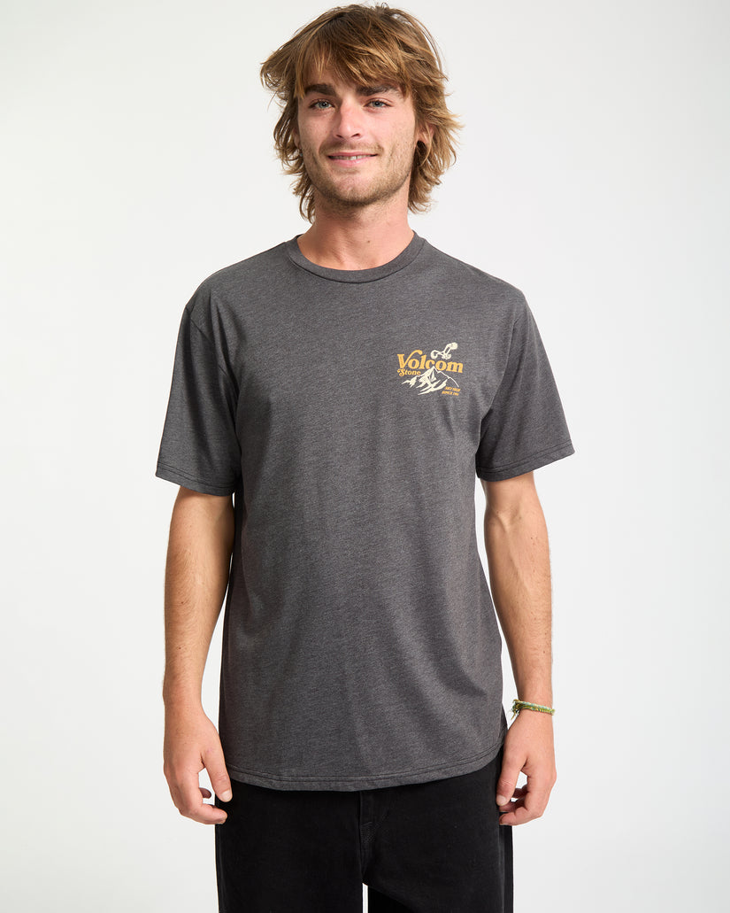 Back Country T-Shirt - Heather Black