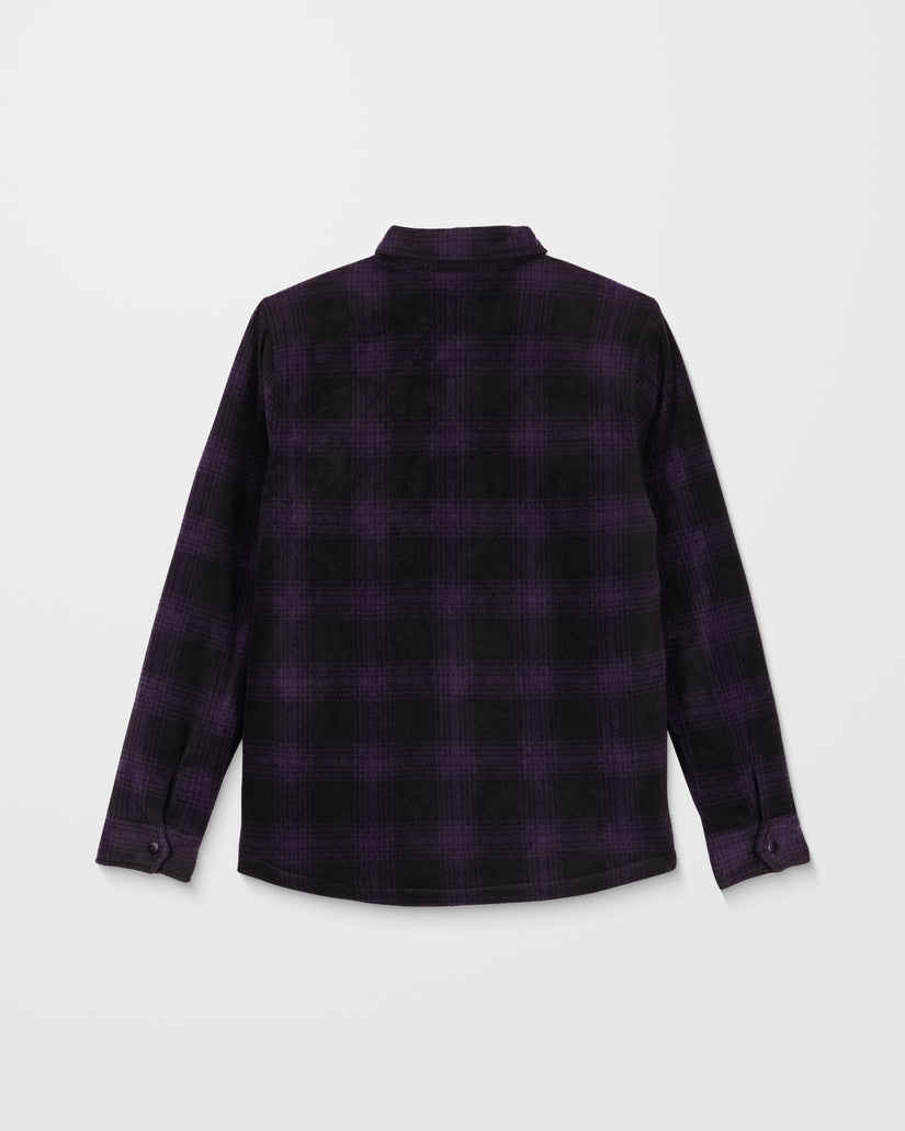 Bowered Hemdjacke - Dark Purple