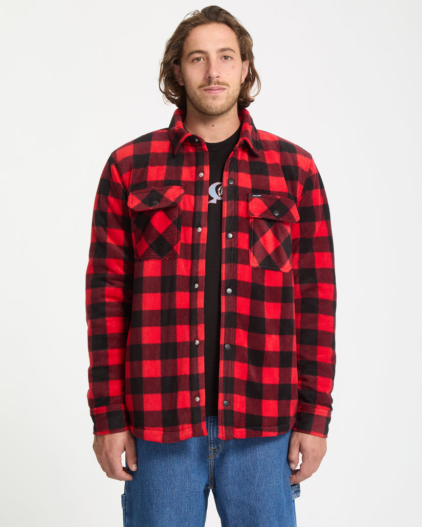 Bowered Hemdjacke - Lifeguard Red