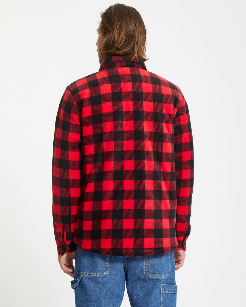 Bowered Hemdjacke - Lifeguard Red