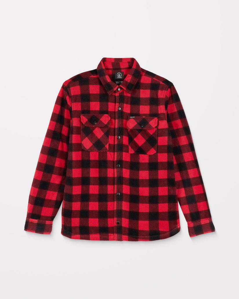Bowered Hemdjacke - Lifeguard Red