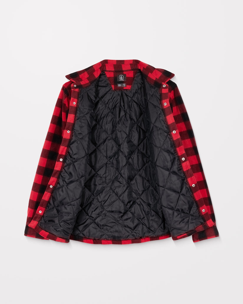 Bowered Hemdjacke - Lifeguard Red