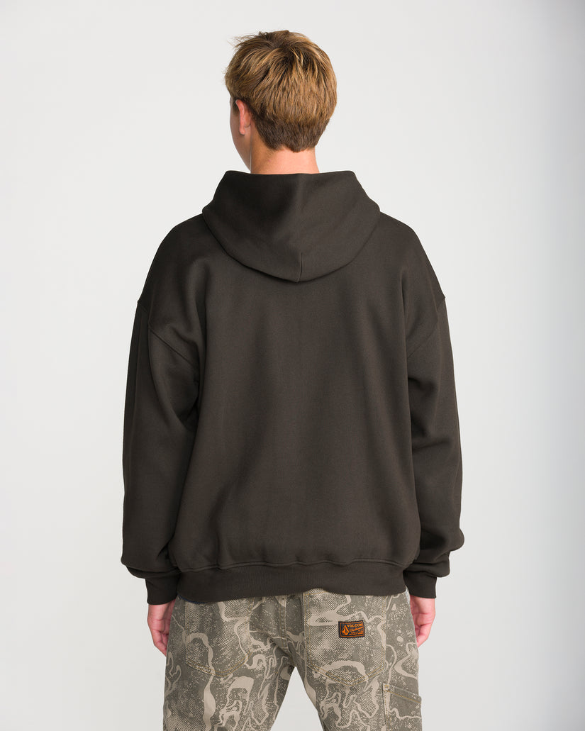 Driggs Zip Up Hoodie - Rinsed Black