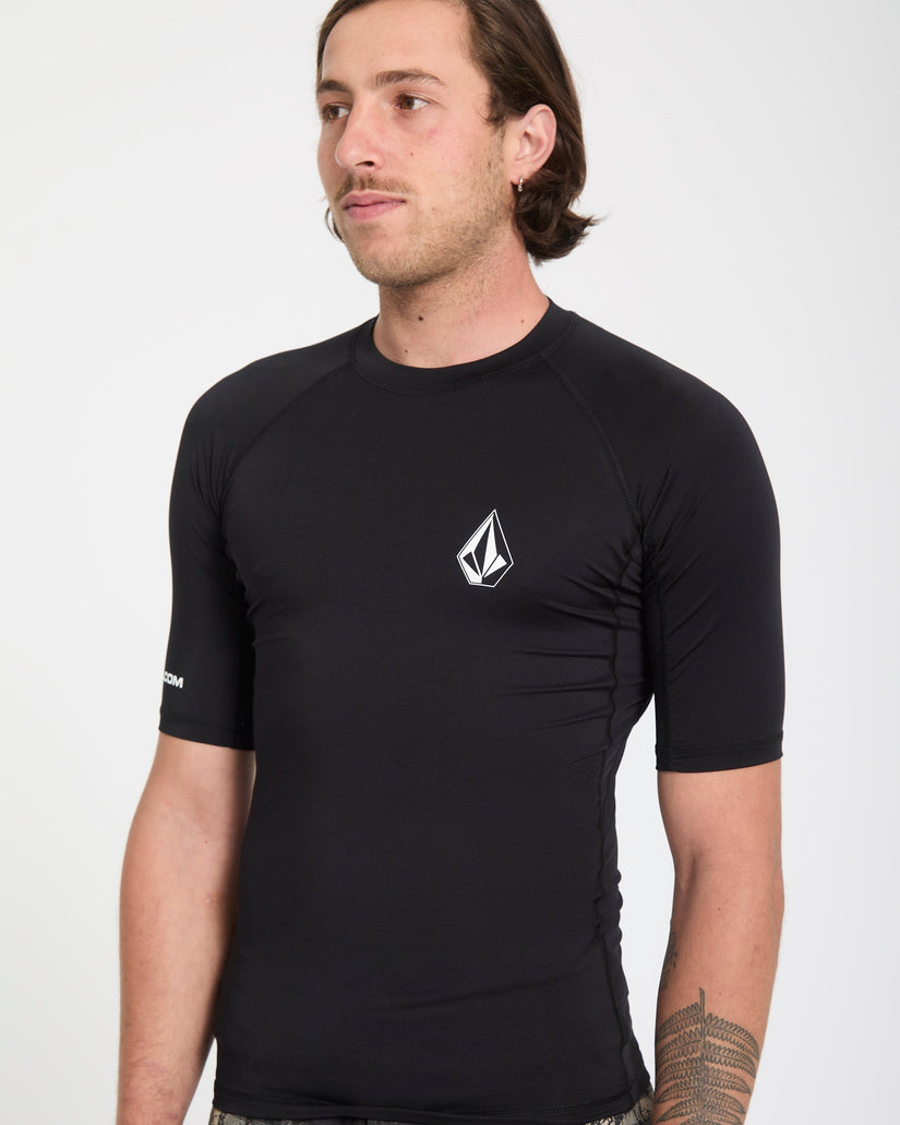 Lido Solid Rashguard - Black