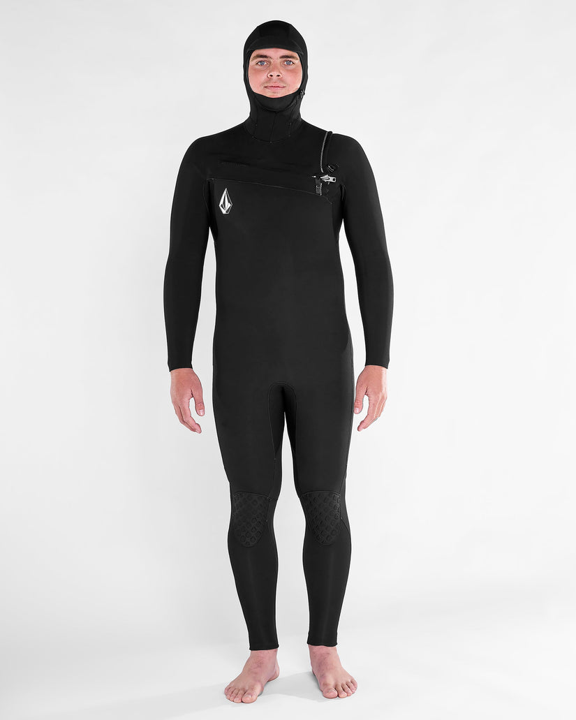 Modulator 4/3Mm Hooded Chest Zip Neoprenanzug - Black