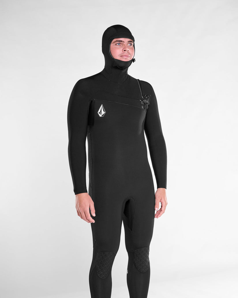 Modulator 5/4/3Mm Hooded Chest Zip Neoprenanzug - Black