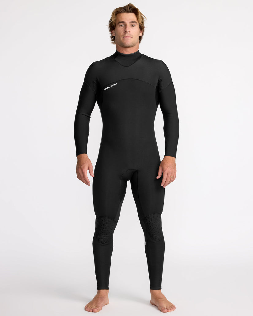 Modulator 4/3Mm Long Sleeve Back Zip Neoprenanzug - Black