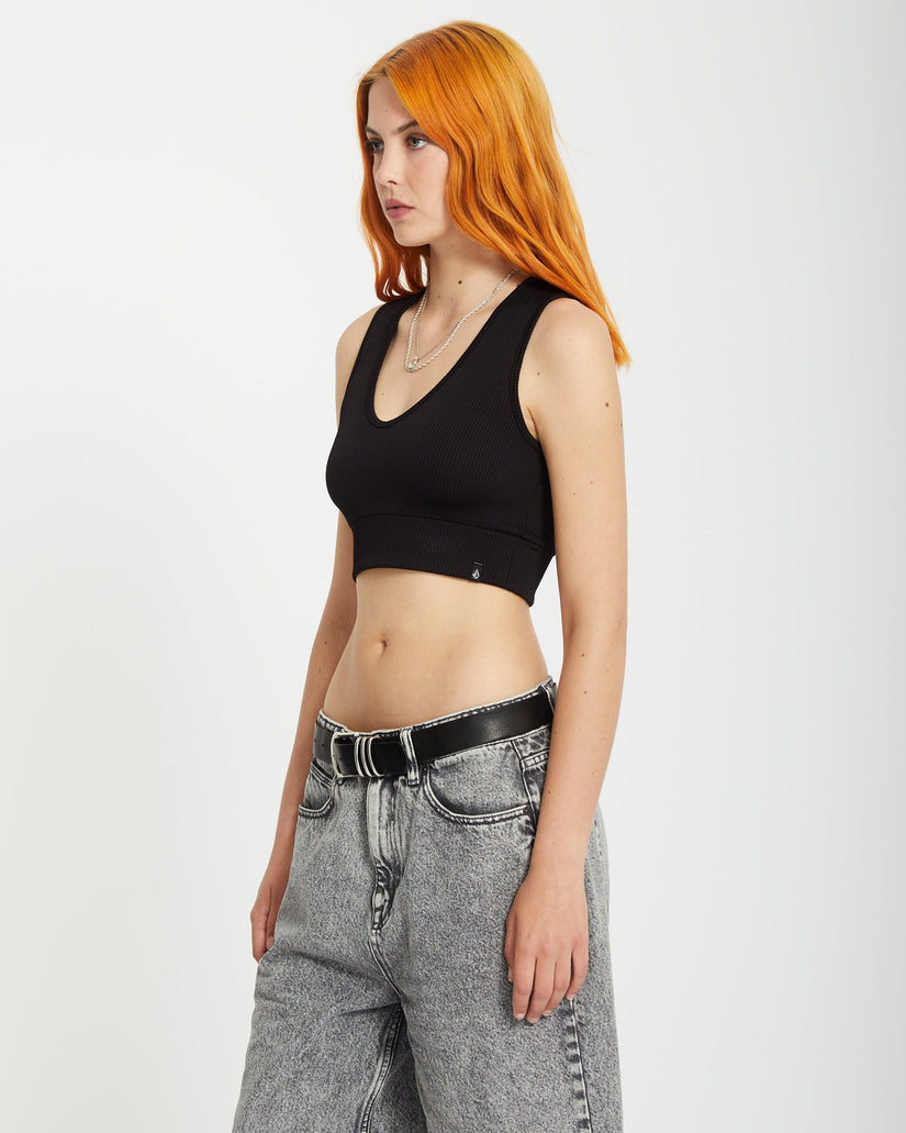 Gimmestank Rib Top - Black