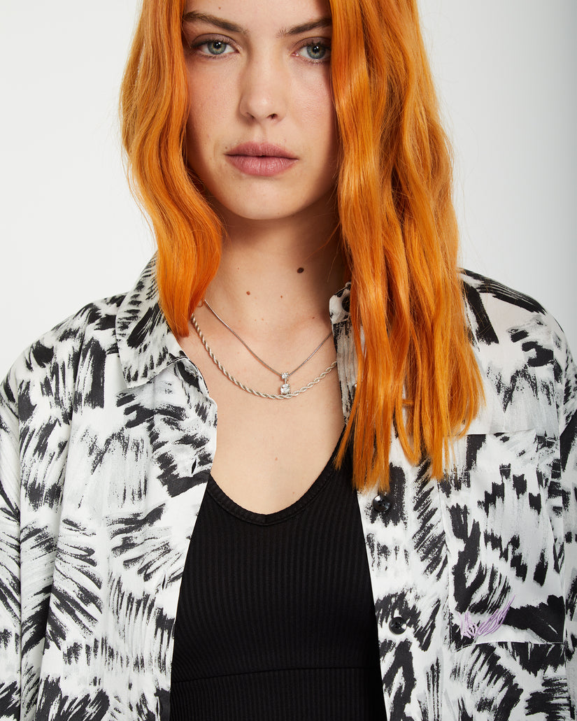Alix Top - BLACK WHITE