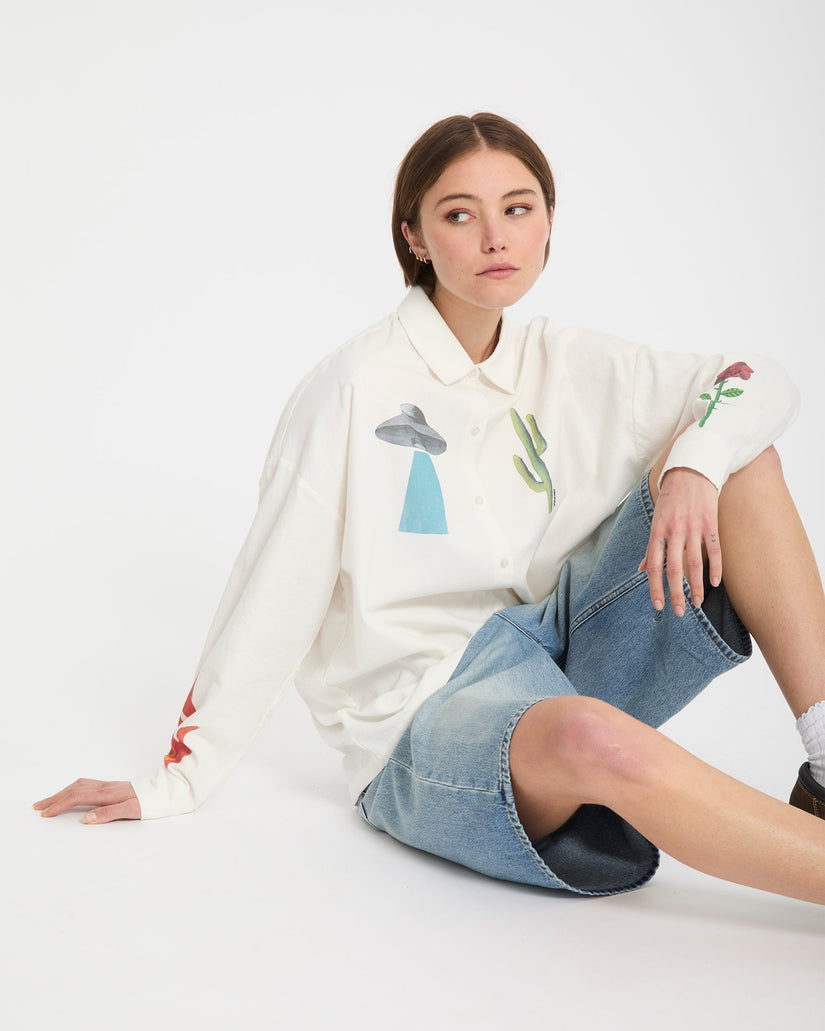 Mickey Mason Hemd - Off White