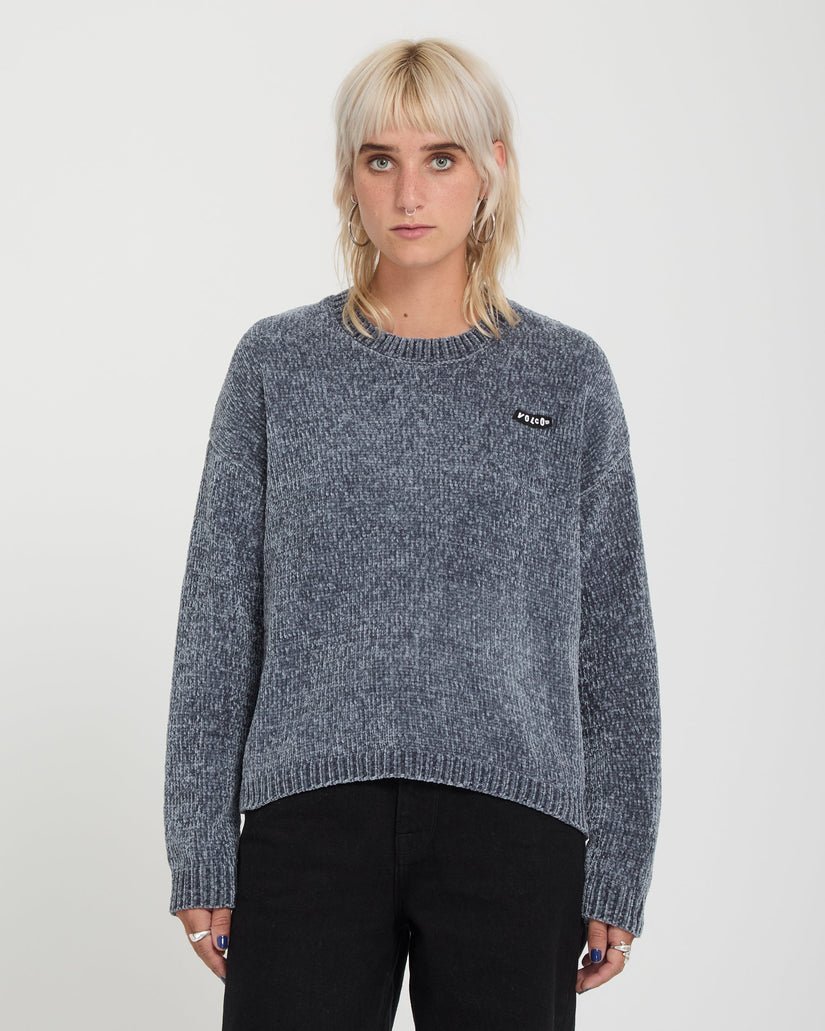 Bubble Tease Pullover - Storm Blue