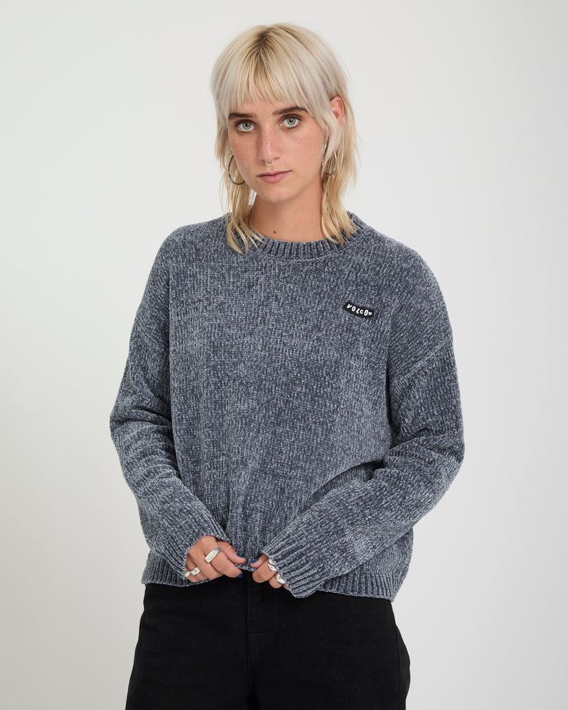 Bubble Tease Pullover - Storm Blue
