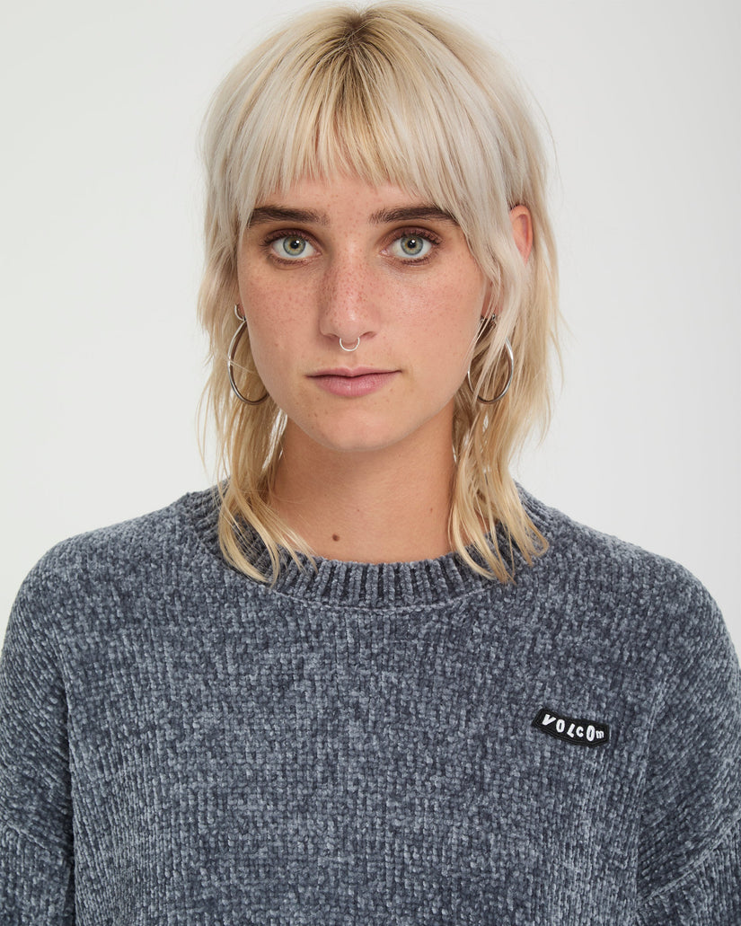 Bubble Tease Pullover - Storm Blue
