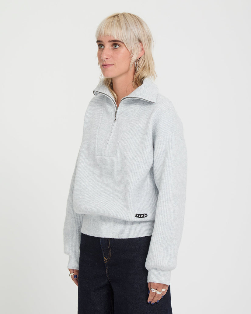 Voltrane Pullover - Bone Heather