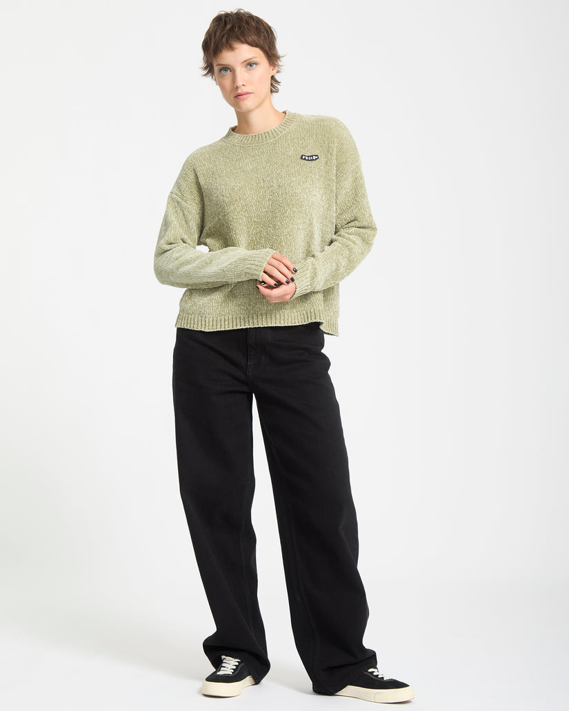 Bubble Tease Pullover - Green Tea