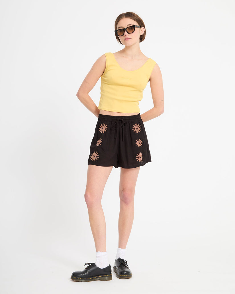 Midnite Ramble Shorts - Vintage Black