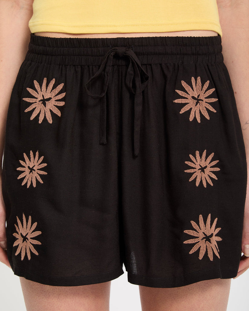 Midnite Ramble Shorts - Vintage Black