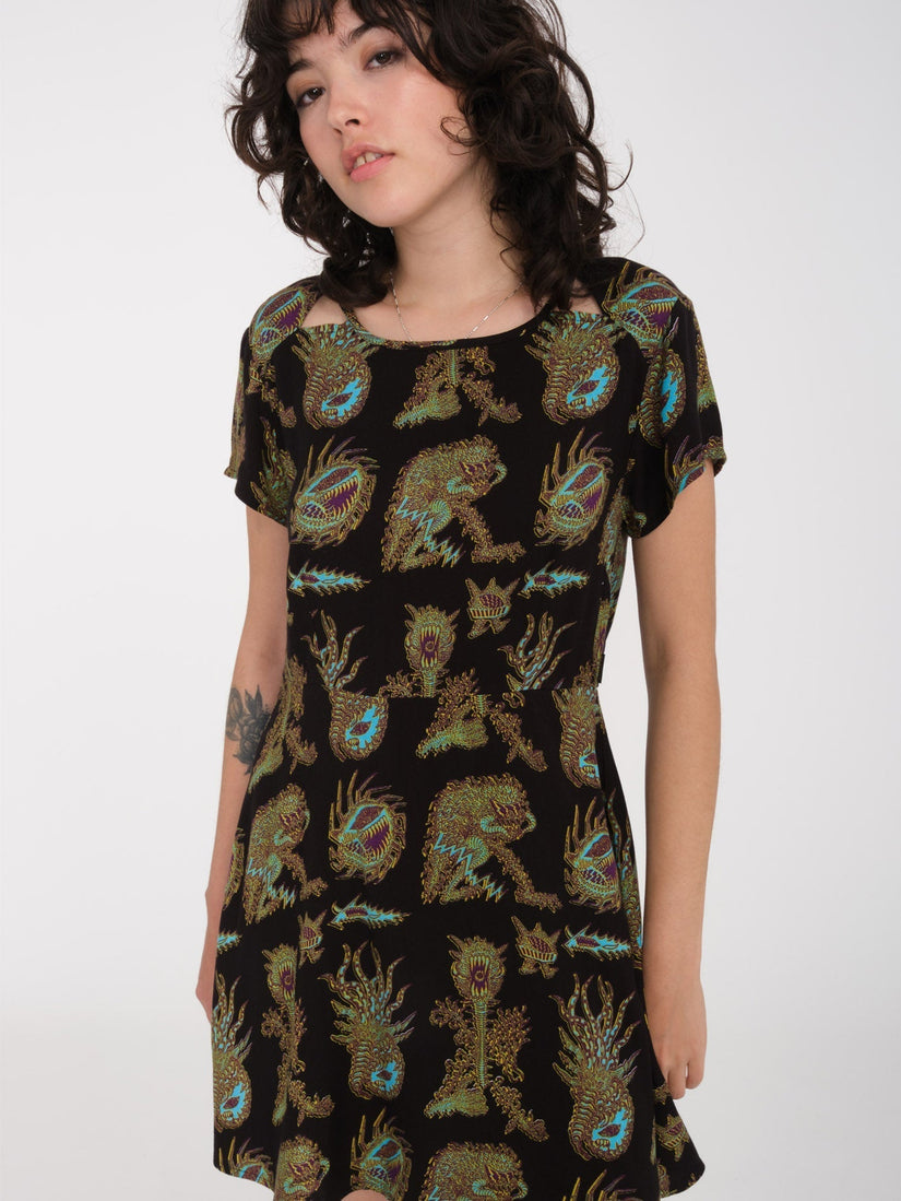 FA TETSUNORI DRESS (B1312417_BLK) [F]