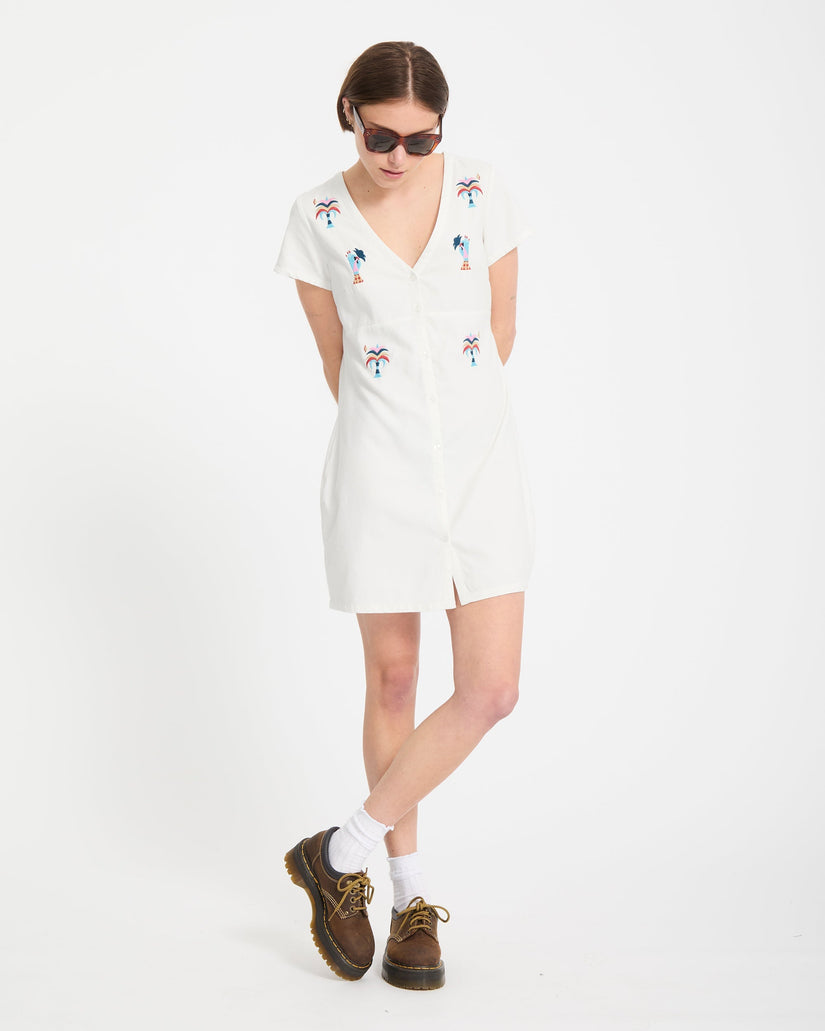 Bruno Lucas Hemdkleid - Off White