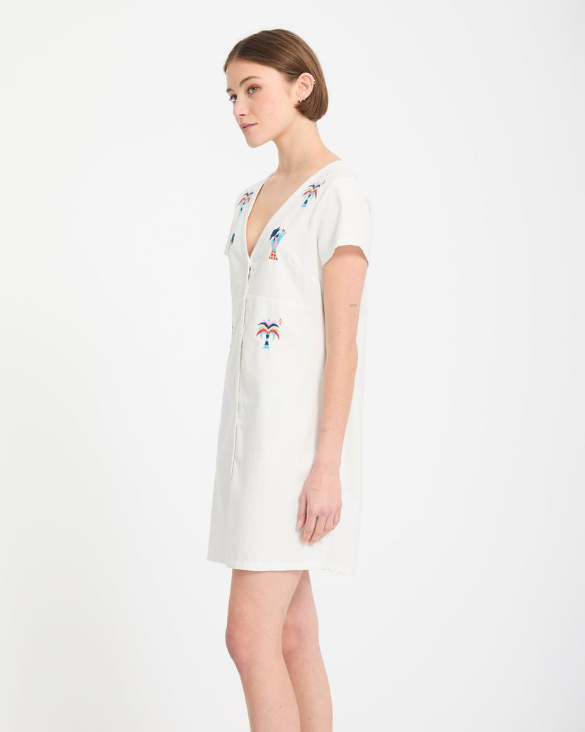 Bruno Lucas Hemdkleid - Off White