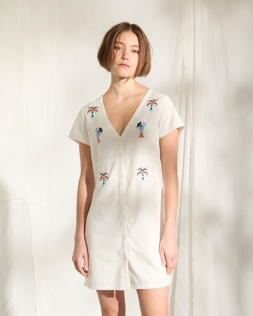 Bruno Lucas Hemdkleid - Off White