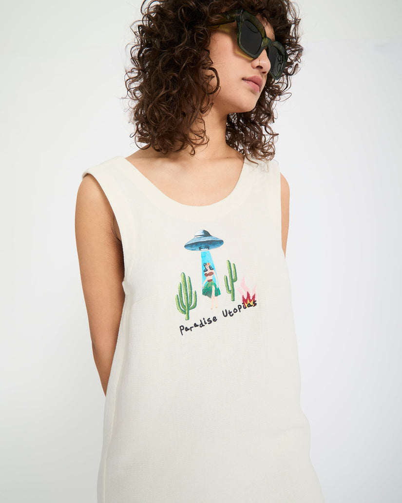 Mickey Mason Kleid - Dirty White
