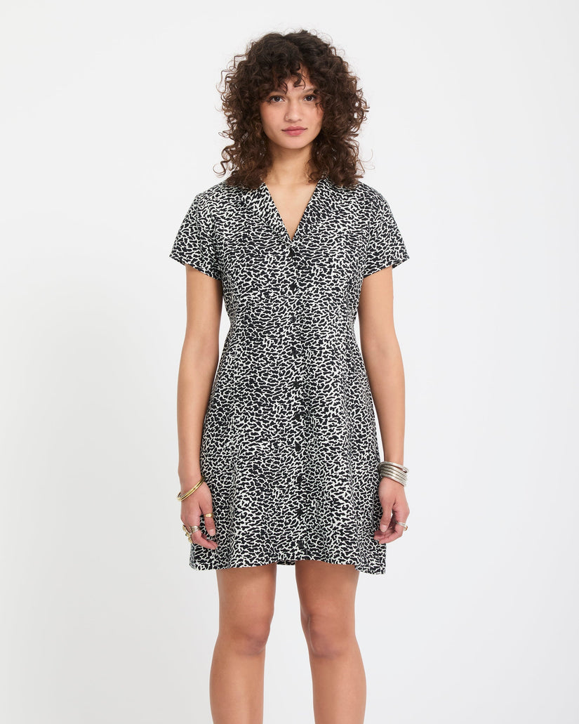Rawly Kleid - Black White
