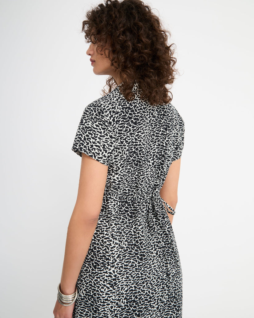 Rawly Kleid - Black White