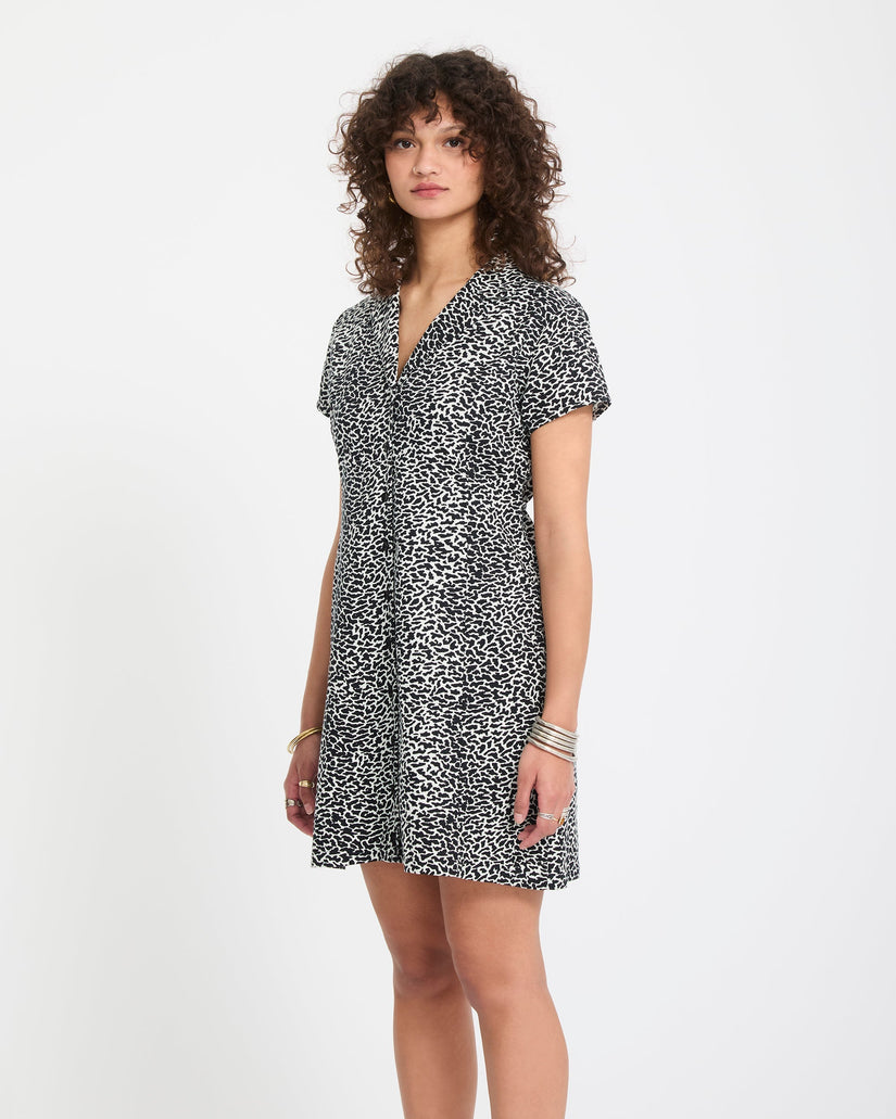 Rawly Kleid - Black White