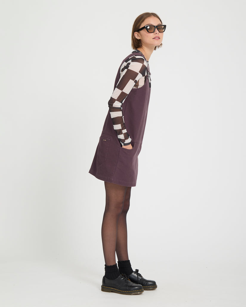 Workestra Kleid - Raisin