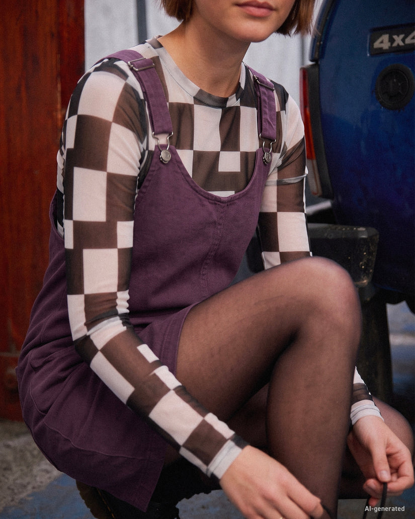Workestra Kleid - Raisin
