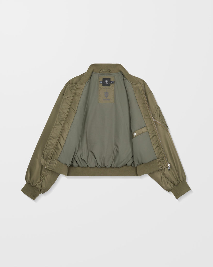 Vaderetro Bomberjacke - Wintermoss