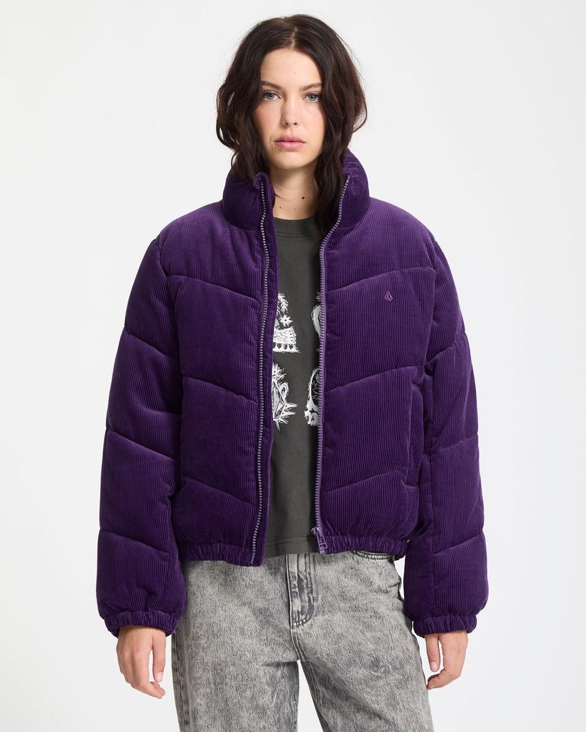 Cord'N Stone Puffer Jacke - Acai