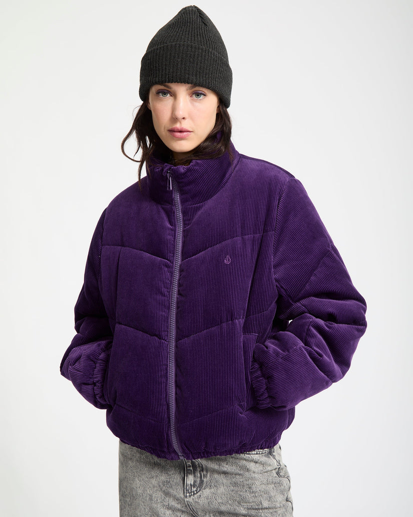 Cord'N Stone Puffer Jacke - Acai