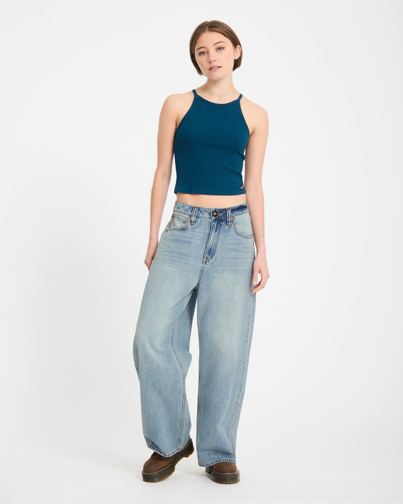 Beeggy Jeans - Dusty Blue Wash