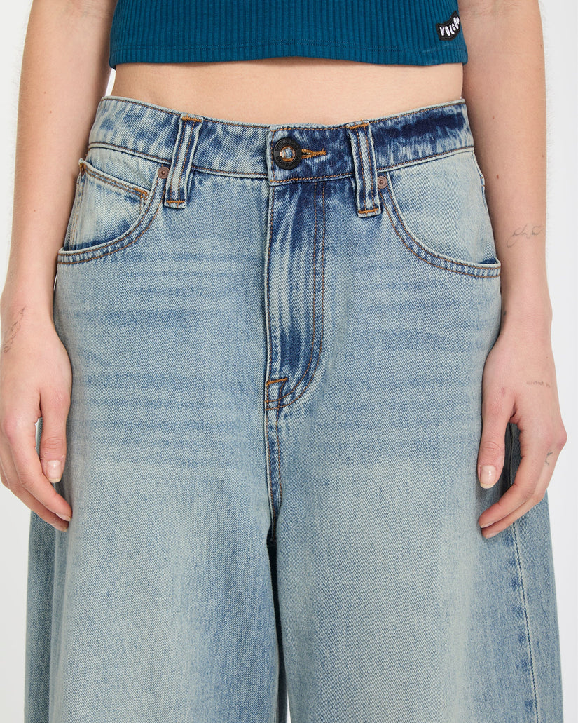 Beeggy Jeans - Dusty Blue Wash