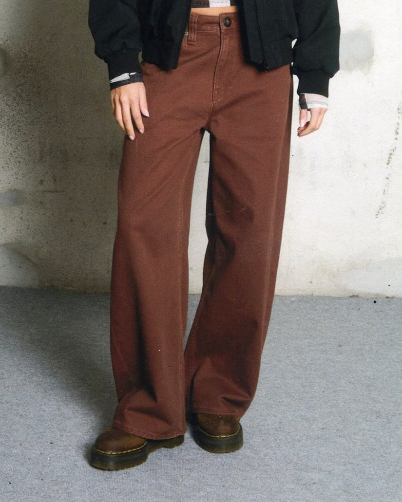 Beeggy Jeans - Tobacco Brown