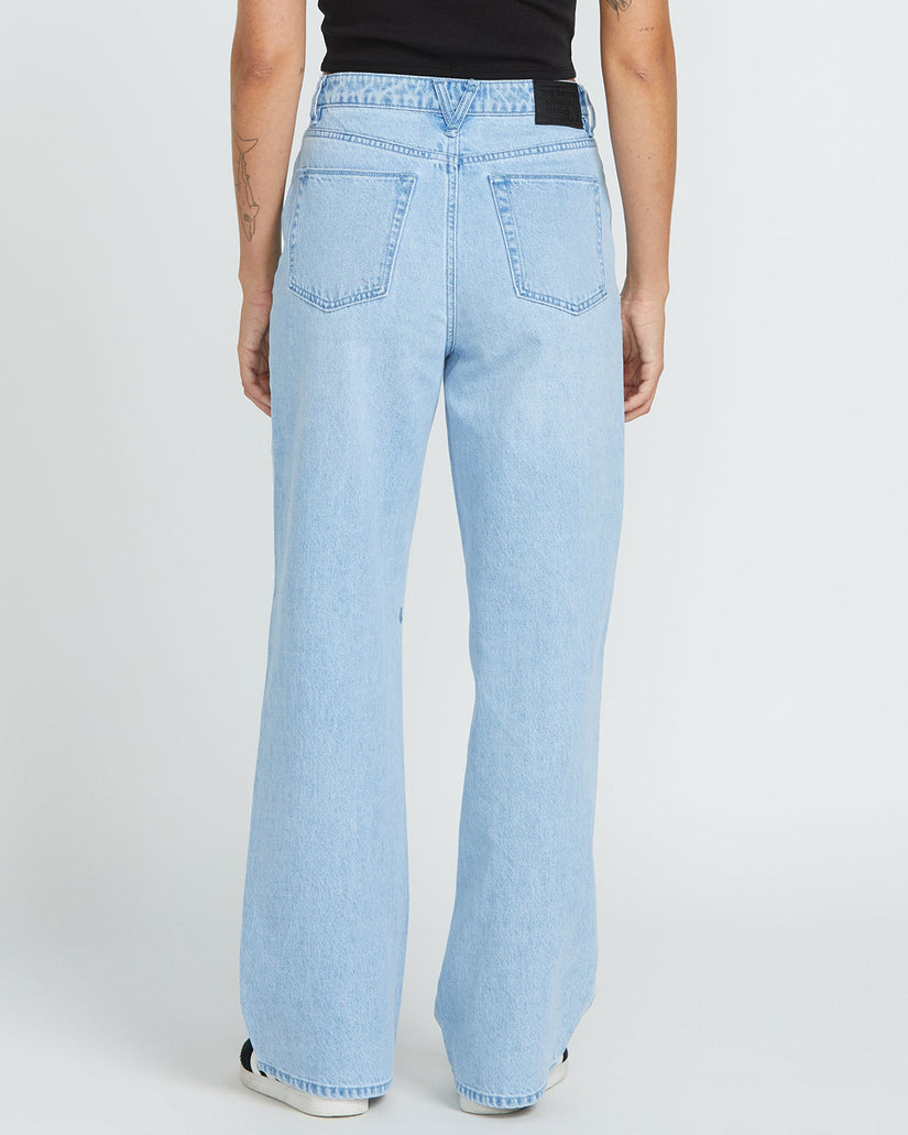 Stoned Boyfriend High Rise Jeans - Blue Bird