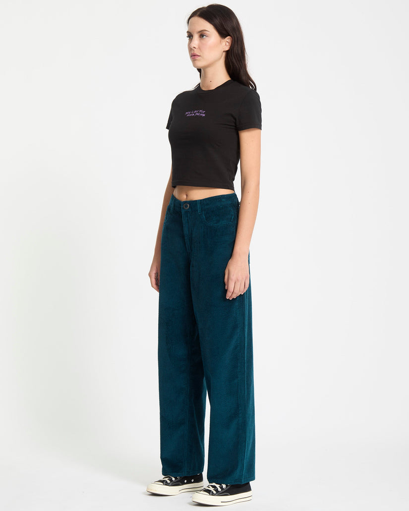 Weellow II  Cordhose - Emerald Green