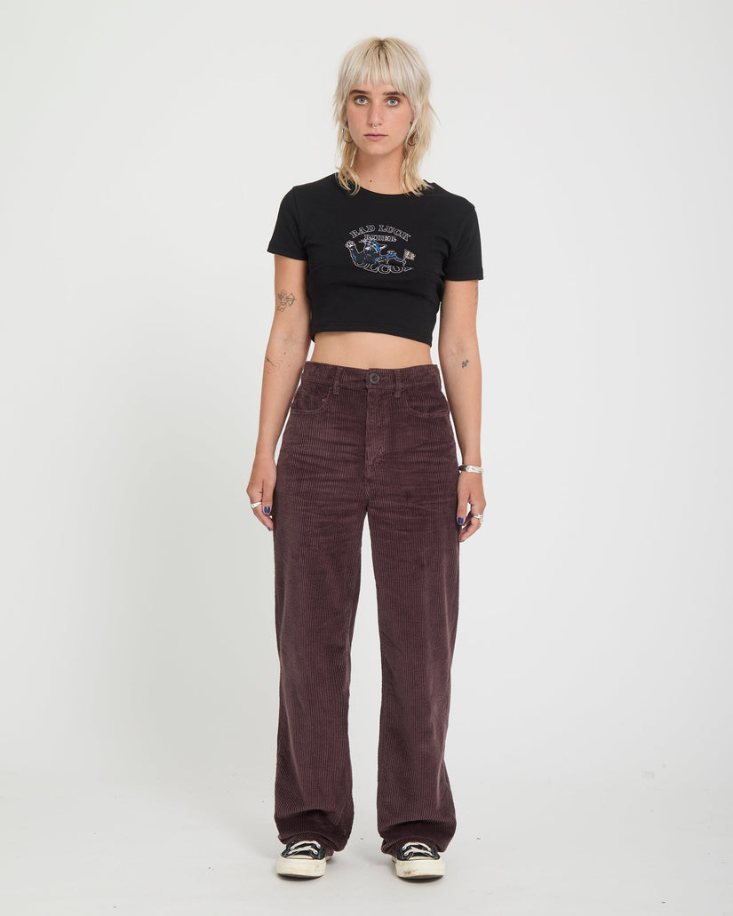 Weellow II Cordhose - Raisin
