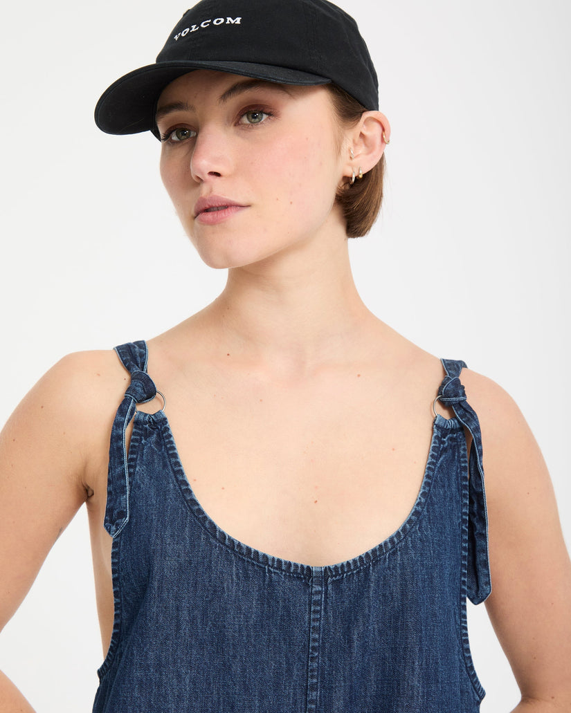 Lived In Kurzer Romper - Deja Blue