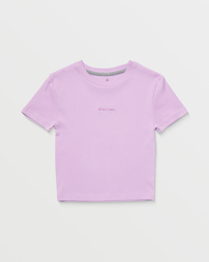 Volcomstone Tight Crop T-shirt - IRIS PURPLE