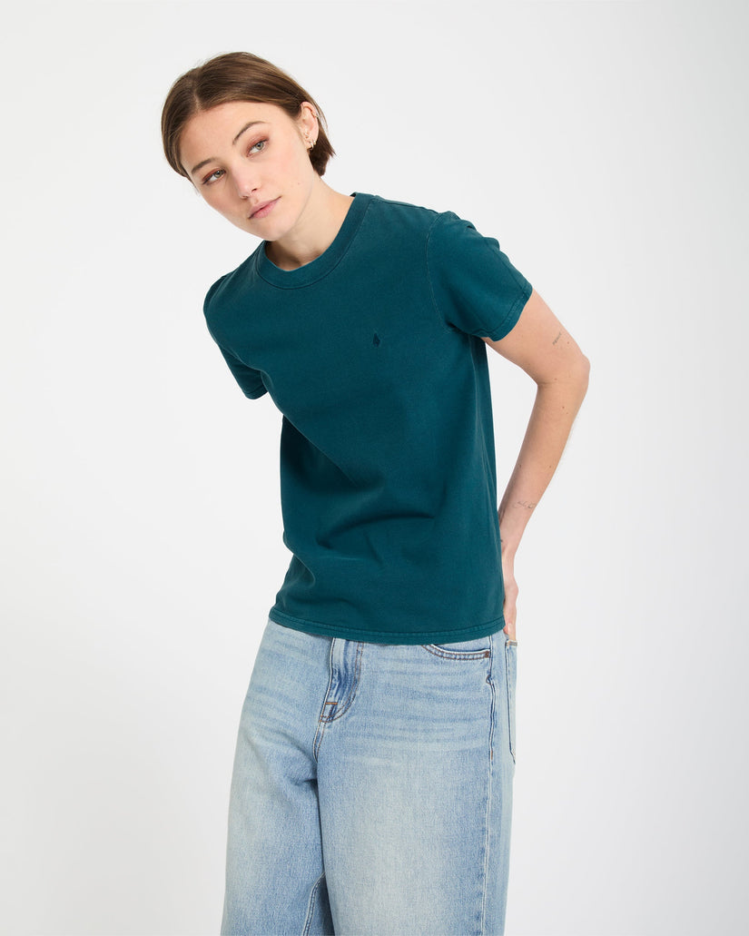 Solid Stone T-Shirt - Atlantic Deep