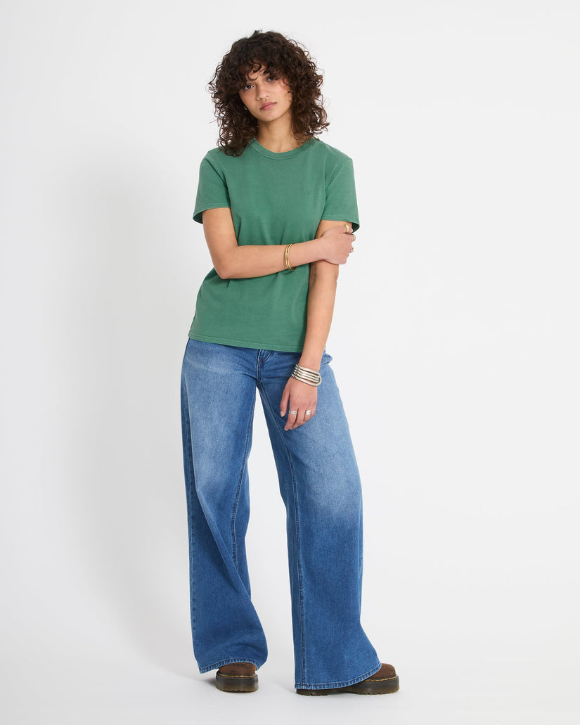 Solid Stone T-Shirt - Evergreen