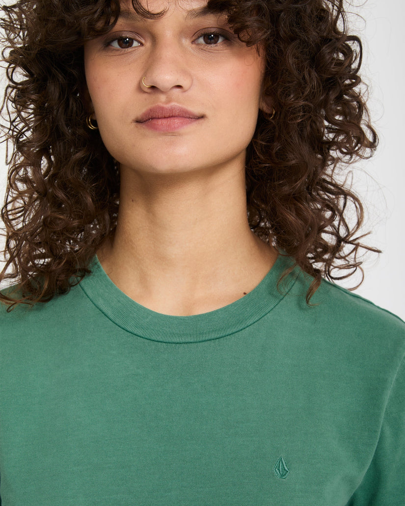 Solid Stone T-Shirt - Evergreen